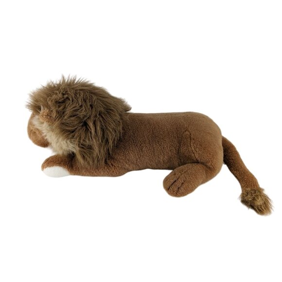 Mervyns Happy Friends Lion Plush 24" Brown Stuffed Animal Toy Vintage Laying - Picture 4 of 8